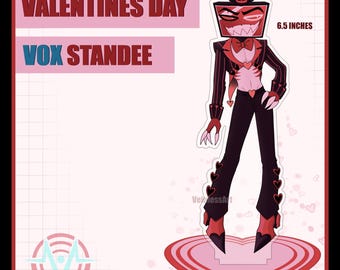 Hazbin Hotel Valentines Day Vox Standee