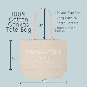 Natural Canvas Tote Bag Size Chart Tote Mockup Size Guide PNG A250 ...