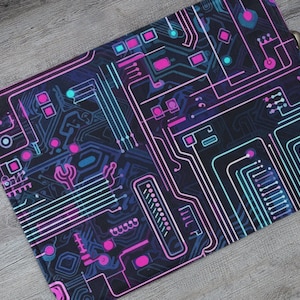 90s Tech Nerd Memory Foam | Microfiber Bath Mat for Bathroom Decorating | Computer Themed Floor Mat | Bathroom Refresh Gifts