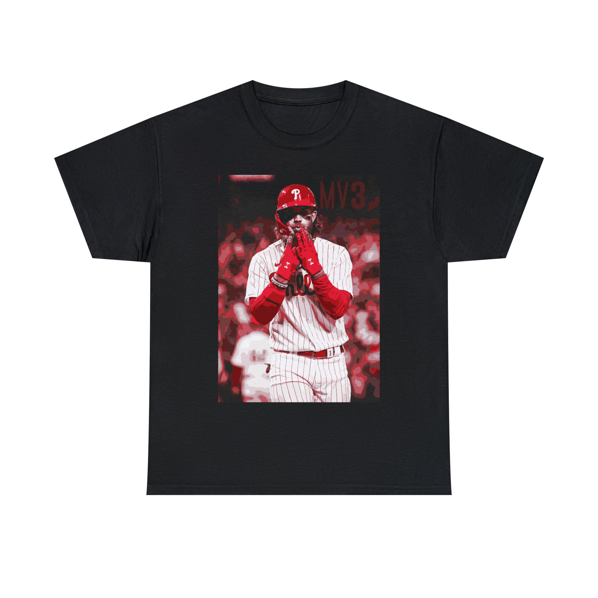 Bryce Harper MV3 Philadelphia Phillies Red October T-Shirt
