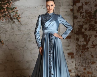 Muslim Evening Gown Nikah Islamic Wedding Engagement - Etsy