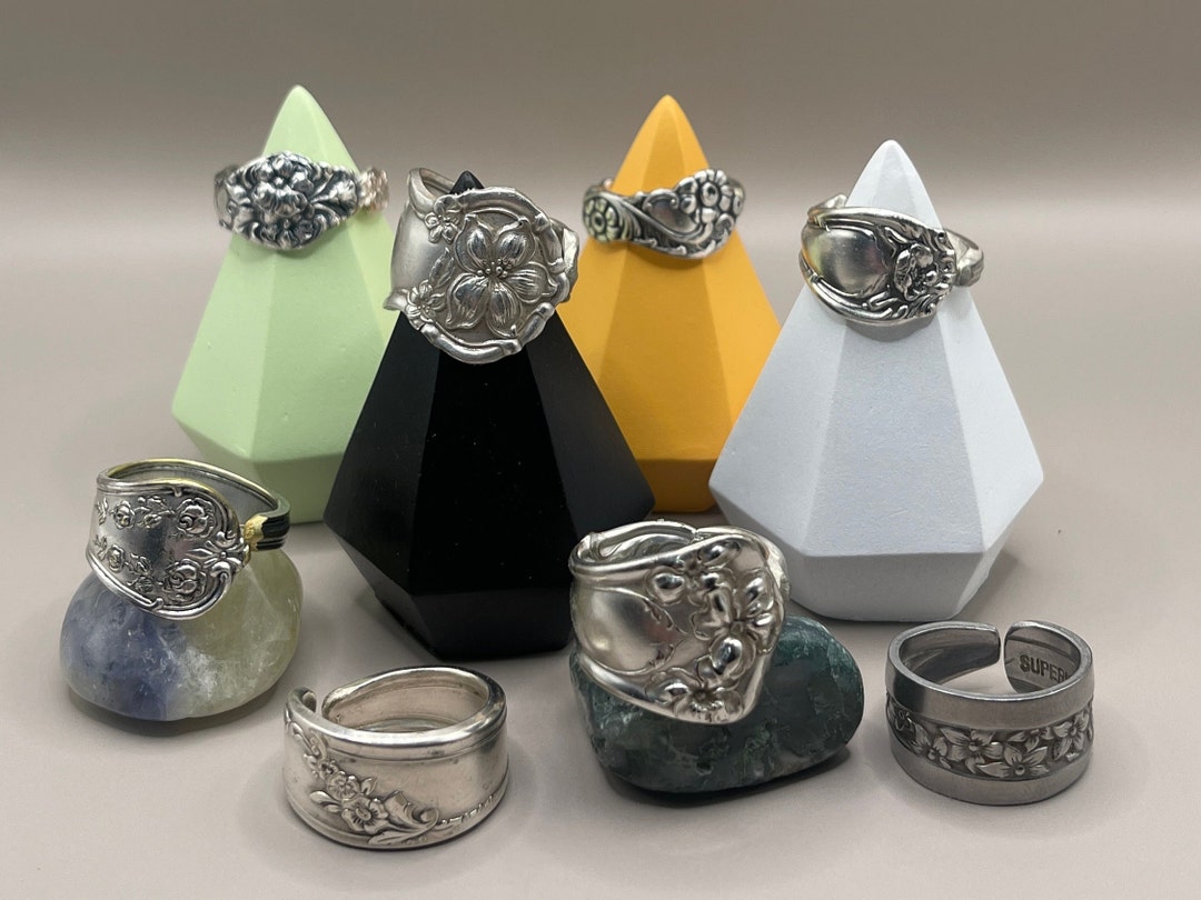 Mystery Spoon Ring L Vintage Spoon Rings L Stainlesssteel Spoon Rings