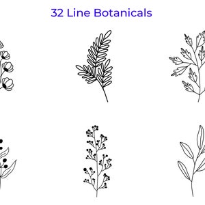 32 wildflower SVG bundle for Cricut | flower border svg | wildflower svg | floral svg | cut file | boho clipart