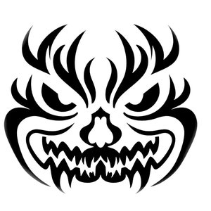 24 Printable Pumpkin Carving Stencils: 48 Pages in A4-sized PDF ...