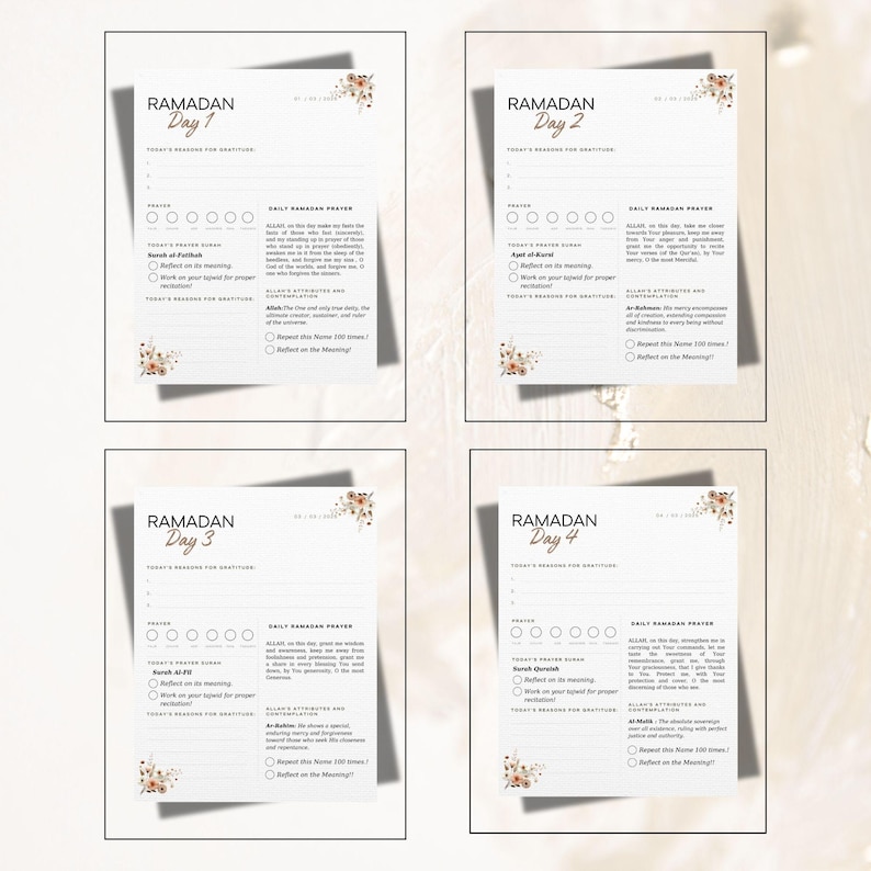 ramadan planner 2025 etsy