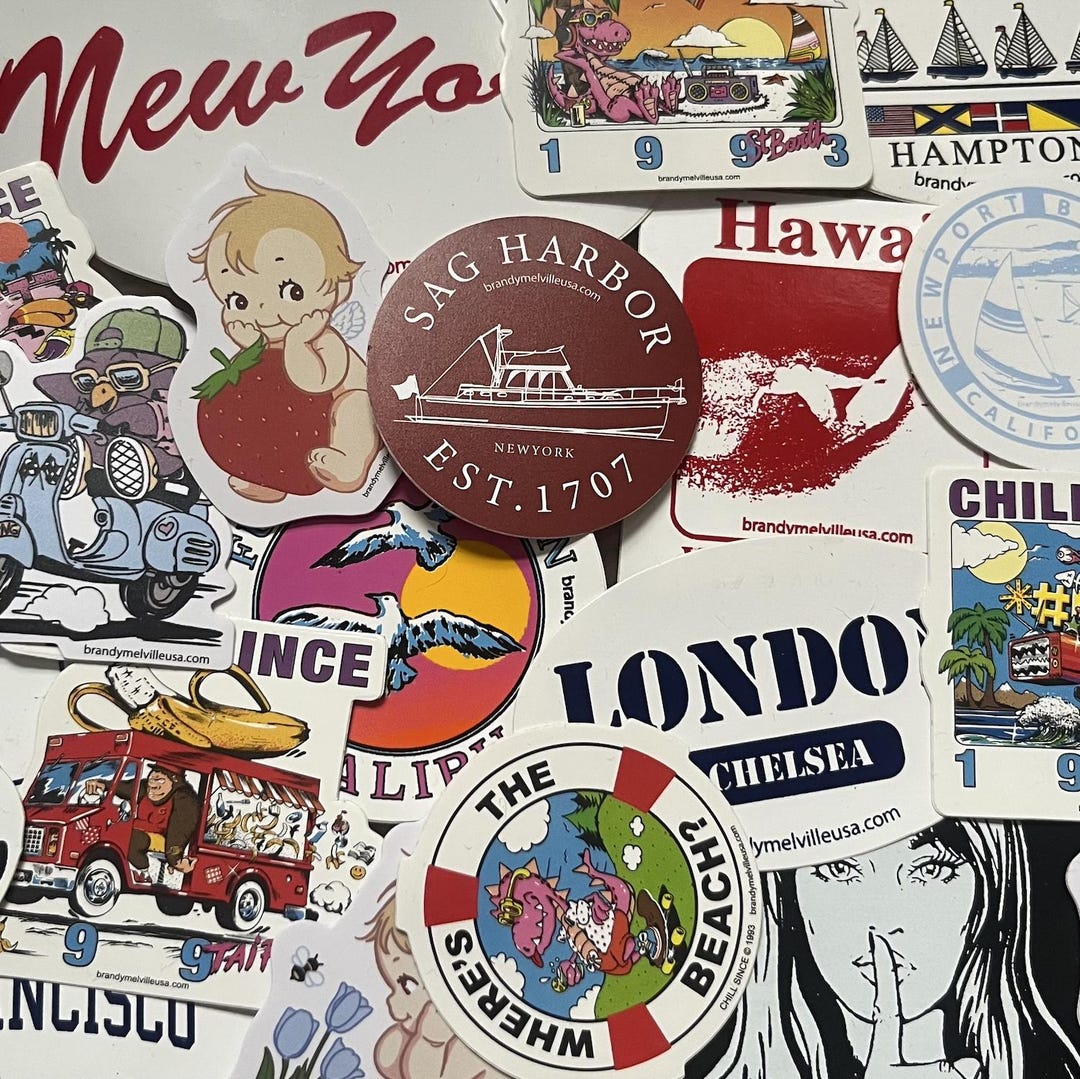 Assorted Brandy Melville Stickers - Etsy