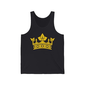 Royal  Crown Tank Top T Shirt Muscle Men Woman