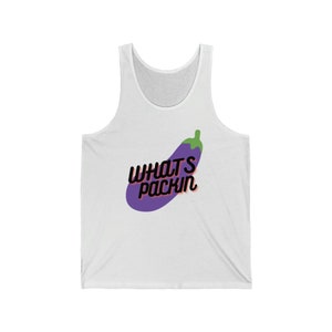 Whats Packin Tank top, Graphic Tank Top, Pet Lovers, Mens Fashion, Womens Fashion, LGBT Apparel, Dog Lover, Gay Humor Clothing