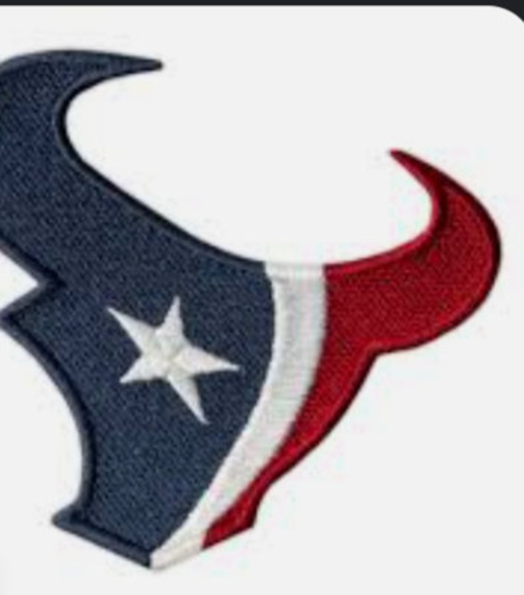 Huston Texas NFL Football Team Embroidery Iron on or Sew on Etsy