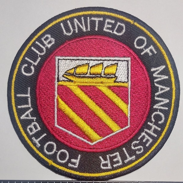 Manchester United Embroidery Etsy