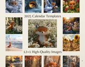 2025 Calendar Gift for Kids – Charming Calendar Template, Gift for Child, Nursery Decor