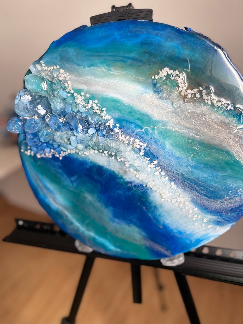 EPOXY WALL ART, Resin Ocean Art, Add Dimension to Your Walls With 3D