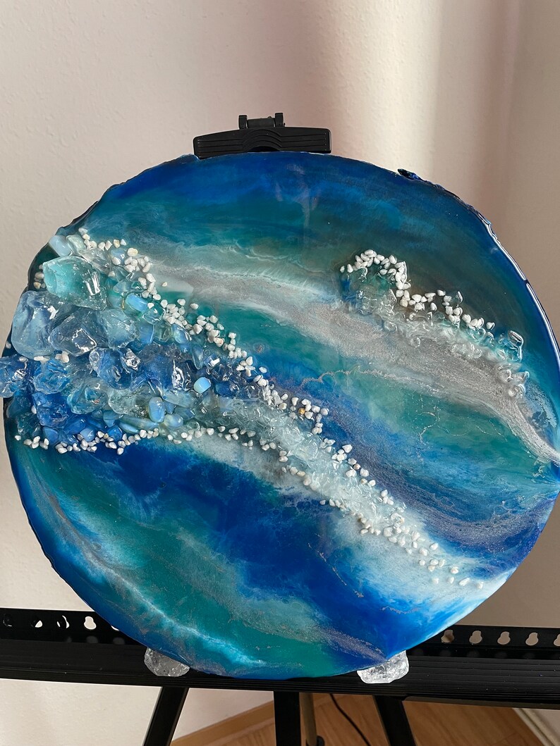 EPOXY WALL ART, Resin Ocean Art, Add Dimension to Your Walls With 3D