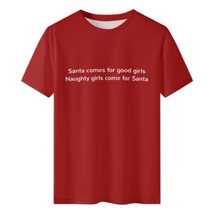 T-shirt drôle de Noël à manches courtes pour homme