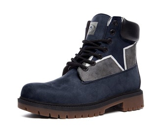 Dallas Cowboy Inspired Casual Leather Lightweight Boots