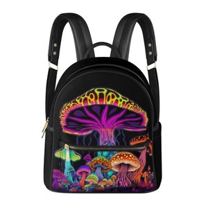 Mini Mushroom Backpack Purse - Etsy display picture 3