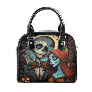 Jack und Sally NMBC Nightmare from Christmas Schultertasche Handtasche