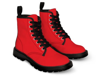 Womens Fit Pride Boots Collection - Red