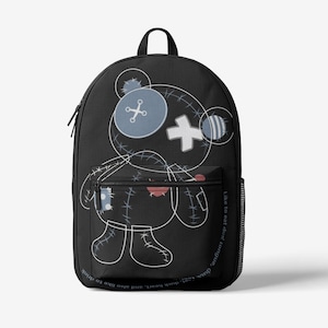 Retro Colorful Print Trendy Backpack