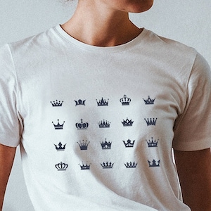Crown Queen TShirt, Crowns Gift For women, Queen Crown Shirts, Crowns styles Princess Gift, Crown Shirts, Royalty Birthday Gift Shirt, Tiara