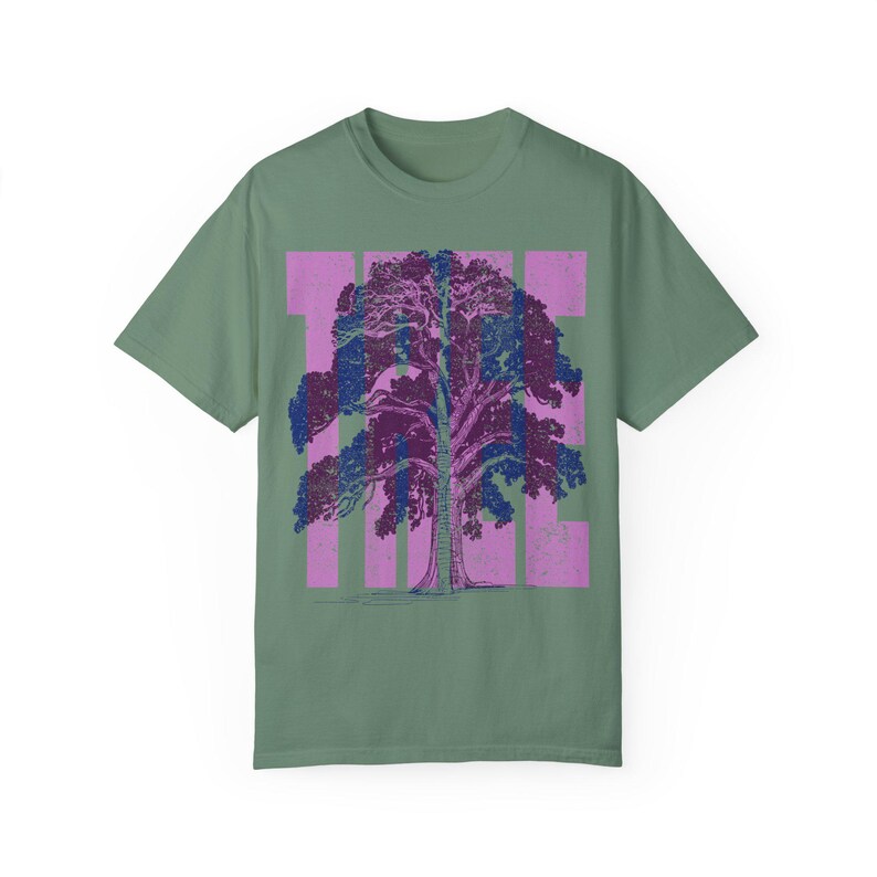 Mature Tree Tshirt, Tree Life Old Huge Nature Wisdom, Sketch Trendy