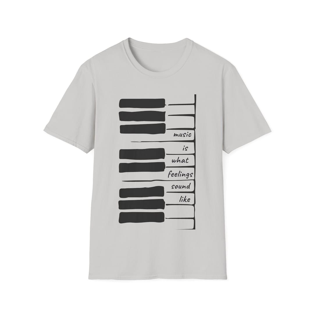 Musical Note Merch Music Art Shirt, Feelings Sound T-shirt, Musician Singer Gift, Music ...