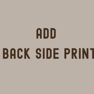 Back Print