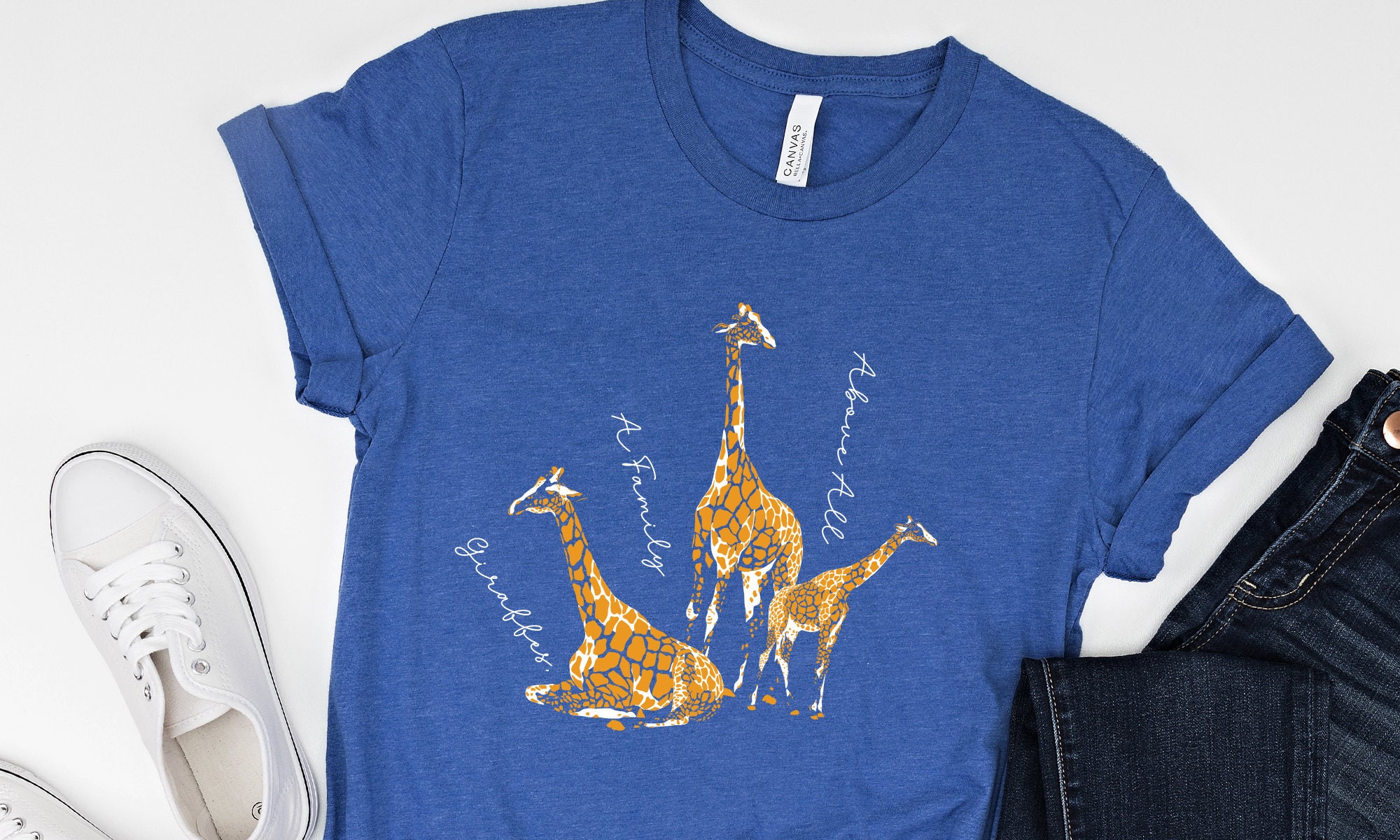 Giraffe T-shirt for Family Giraffe Lover's Shirt Togetherness, Baby