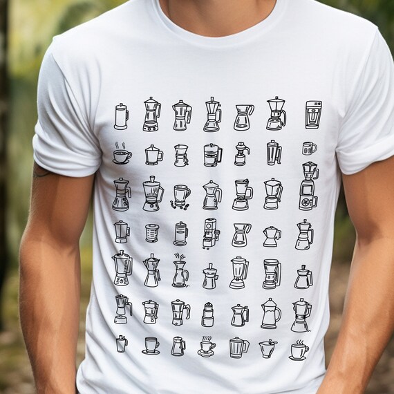 Barista Coffee Tools T Shirt Cool Gift For Barista Barista Coffee Tools T Shirt Cool Gift For Barista