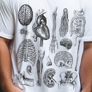 Vintage Anatomy T-Shirt, Gift for Medical Students, Doctors, Nurses Medical School, Nurse Student, DR Graduation Vintage Anatomy Enthusiasts