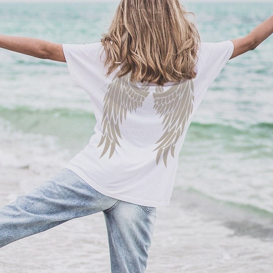 ANGEL WINGS SHIRT, Wings Shirt, Angel Wings Tee, Comfort Colors