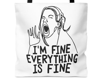 Bolsa de tela divertida de terapeuta: regalo humorístico sobre salud mental