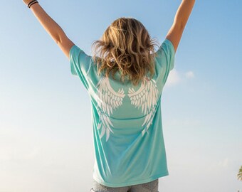 T-shirt Angel Wings, Comfort Colors Angel Angelic modetrend