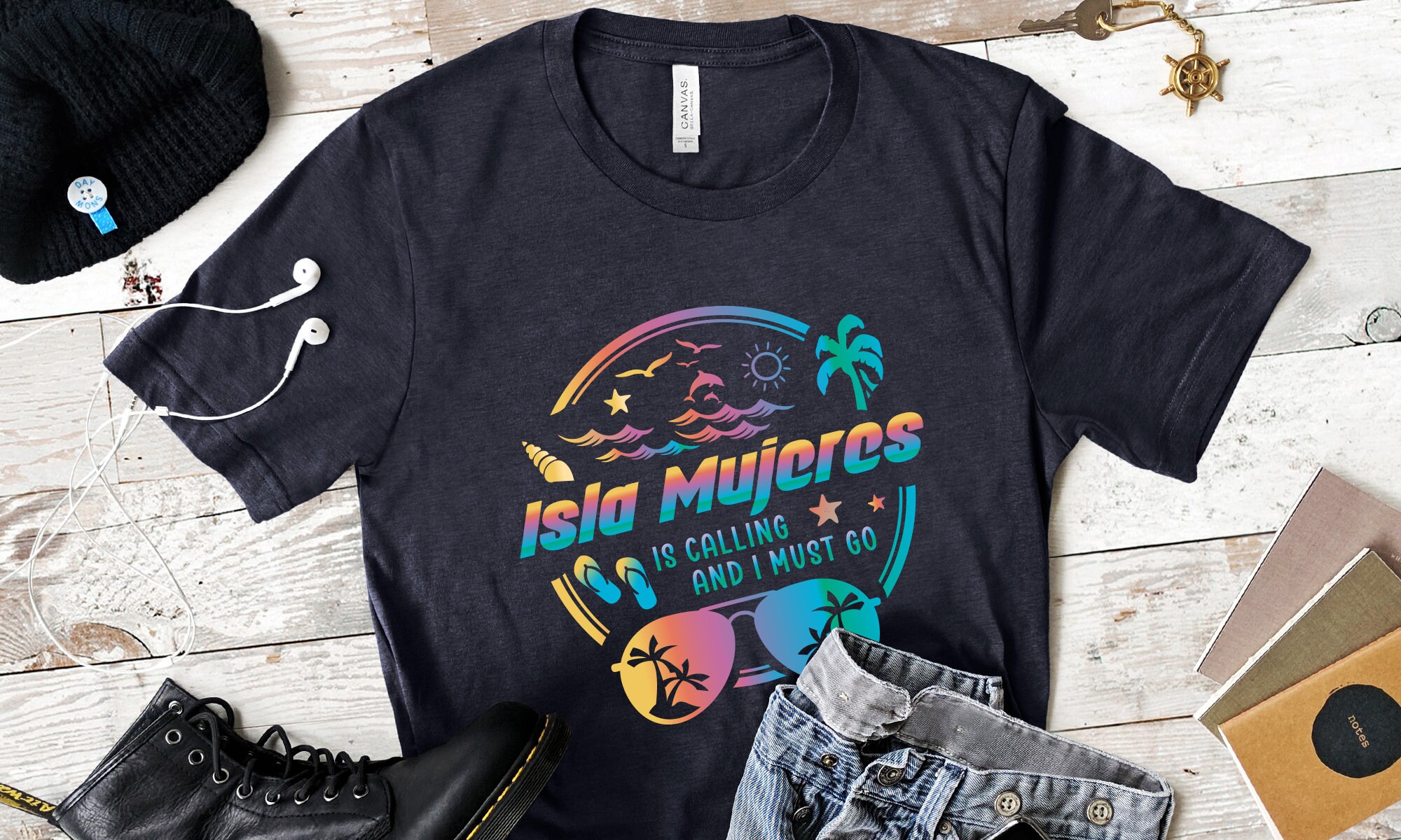 Isla Mujeres T-shirt Vacation Mexico Tee, Beach Must Go Shirt, Mexico ...