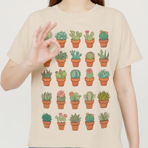 Succulent Lover T-Shirt, Funny Gardening Gift, Plant Lady Gardener Shirt, Gift for Plant Lovers, Plant Mom Tee, Cute Succulents Graphic Gift