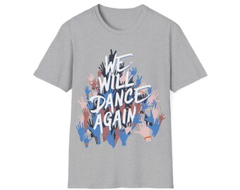 T-shirt Hommage 'We Will Dance Again' – Supernova Festival Israël – Col En V Pour Femme - 2