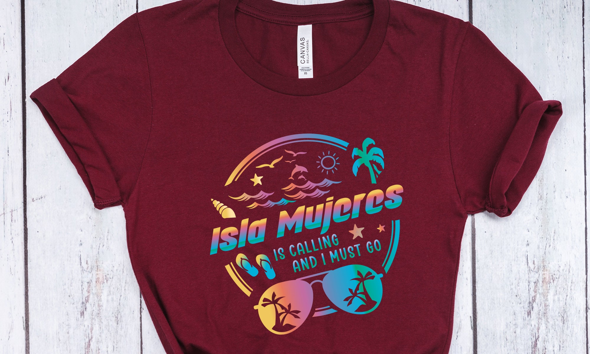 Isla Mujeres T-shirt Vacation Mexico Tee, Beach Must Go Shirt, Mexico ...