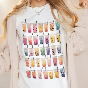 Boba Tea Shirt, Bubble Tea Gift For Bubble Tea Lover, Asian Drinks Shirt, Comfort Colors Unisex Garment-Dyed T-shirt,