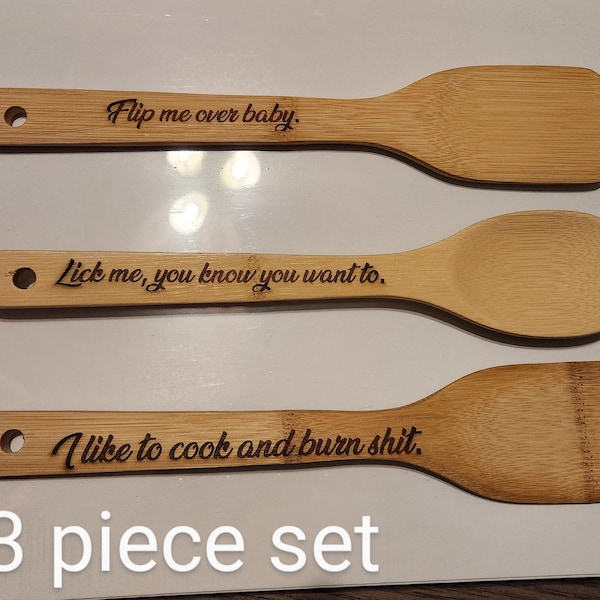 Funny Sayings Spoons Etsy