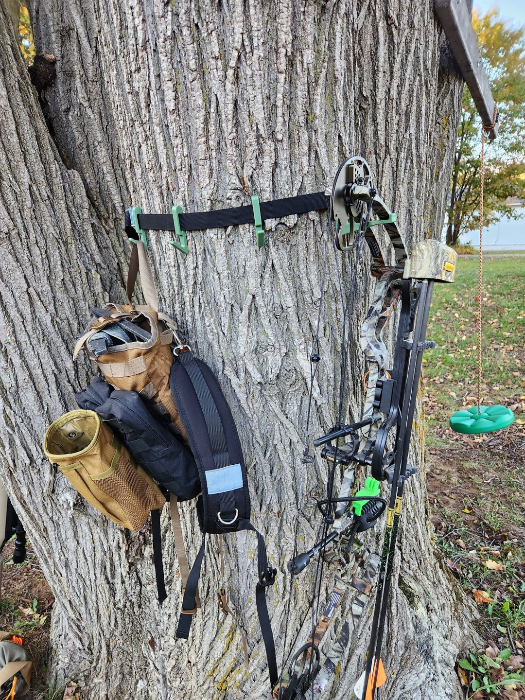 Saddle Hunting Gear Hanger Bow Hook With 3 Gear Hooks Etsy