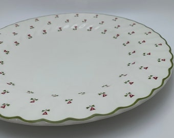 Vintage Laura Ashley by Johnson Bros England Stonewear Floral Plate