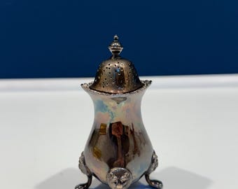 Vintage Corbell & Co England - Lion Footed Salt Shaker (1)