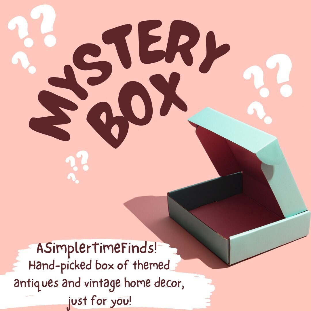 Vintage Mystery Box Themed Personalized Antique Gifts for Self Etsy
