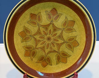 Vintage Japanese Premiere DuraStone MCM 1960s XL Stoneware Plate Oven Safe