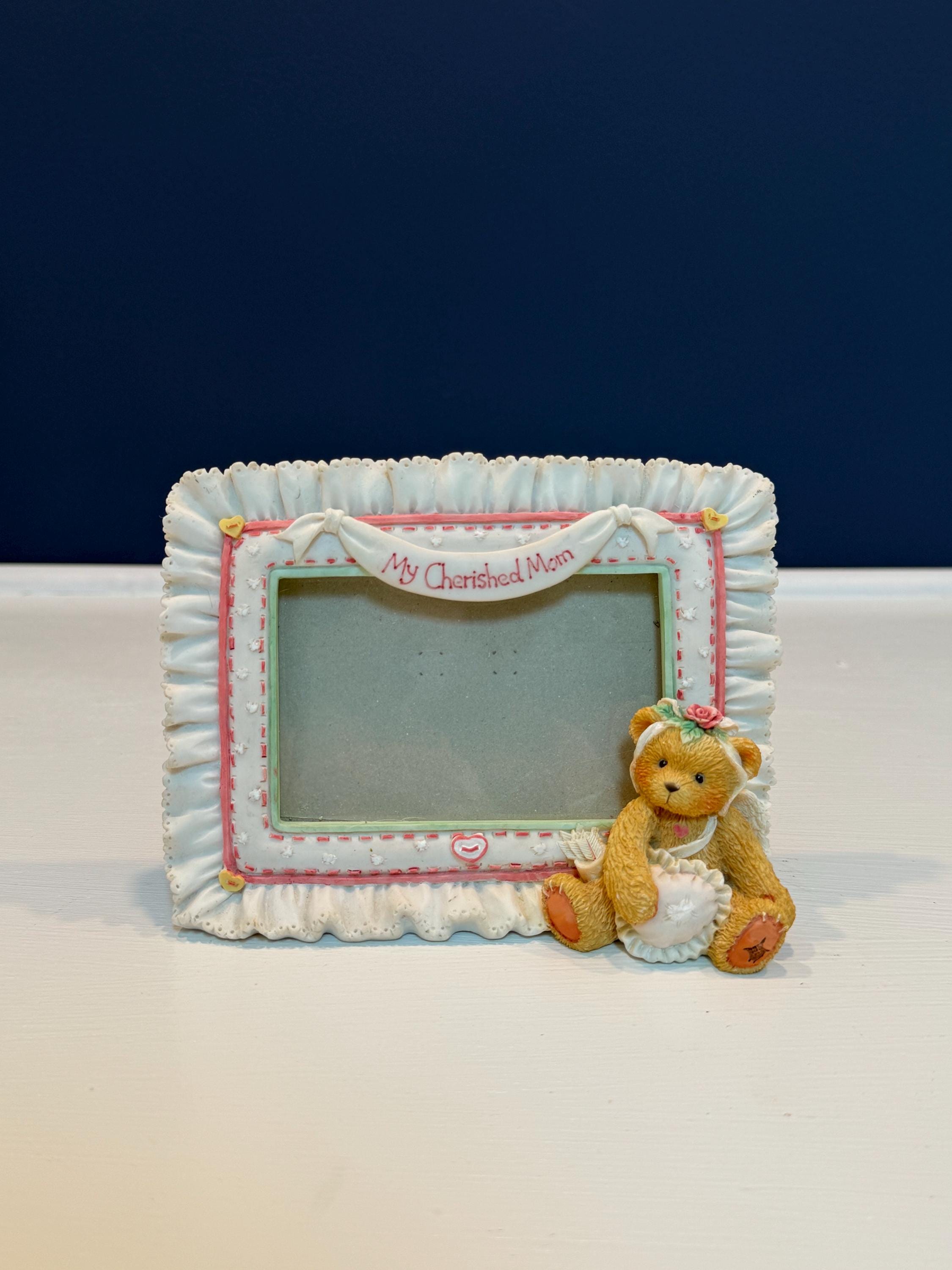 Vintage Ceramic Bear Picture Frame - Etsy