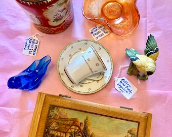 Personalized Vintage Home Decor Mystery Box: Antique Surprise Grab Bag