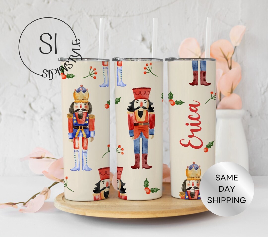 Christmas Nutcracker Tumbler Personalized Nutcracker Gifts Etsy