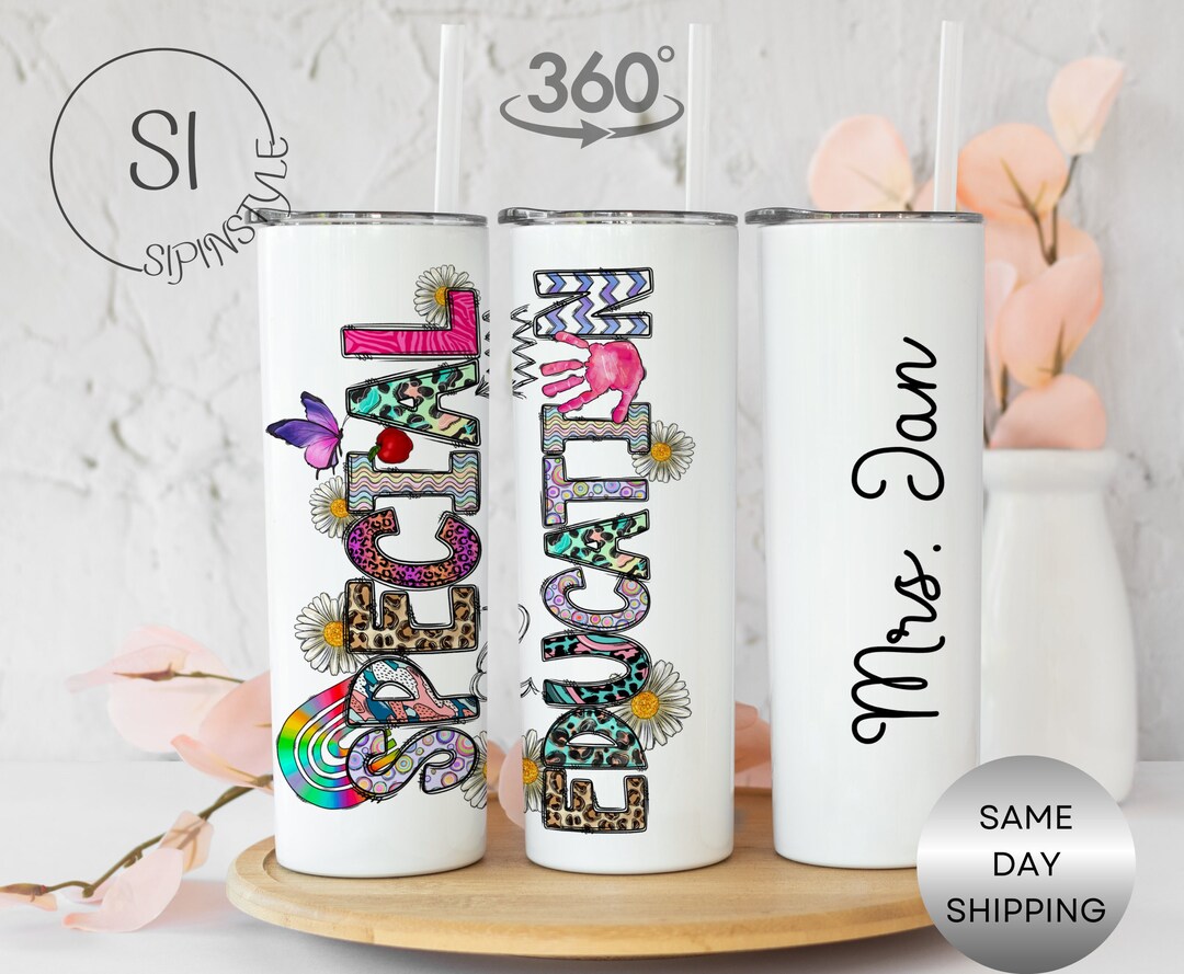 Special Education Teacher Personalized Tumbler, Special Education