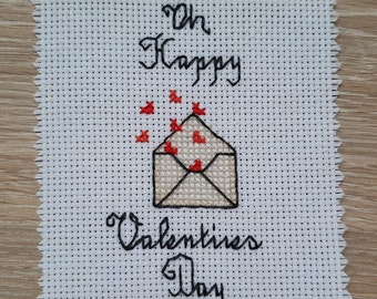 Love Letter Valentine Cross Stitch
