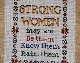 Strong Women Cross Stitch